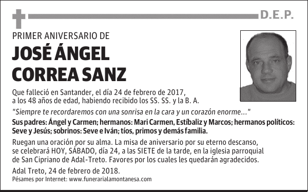 JOSÉ ÁNGEL CORREA SANZ