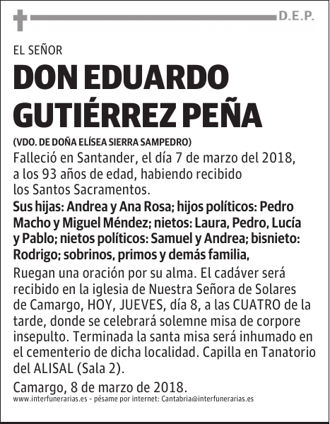 DON EDUARDO GUTIÉRREZ PEÑA