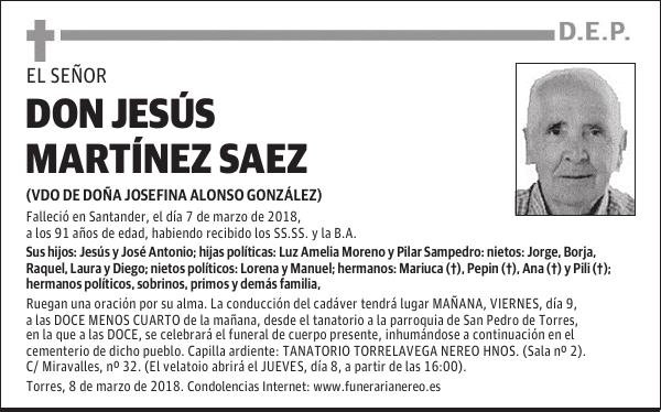 DON JESUS MARTINEZ SAEZ