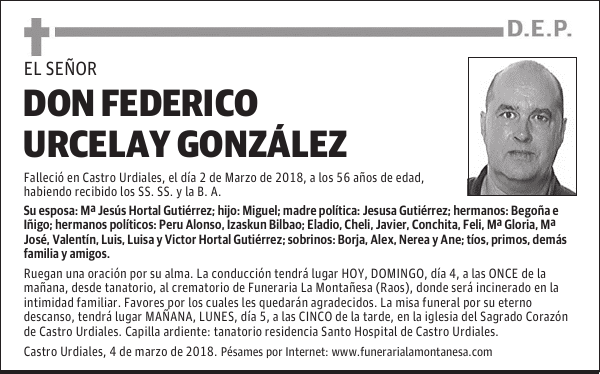 DON FEDERICO URCELAY GONZÁLEZ