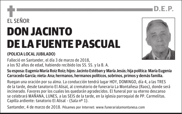 DON JACINTO DE LA FUENTE PASCUAL