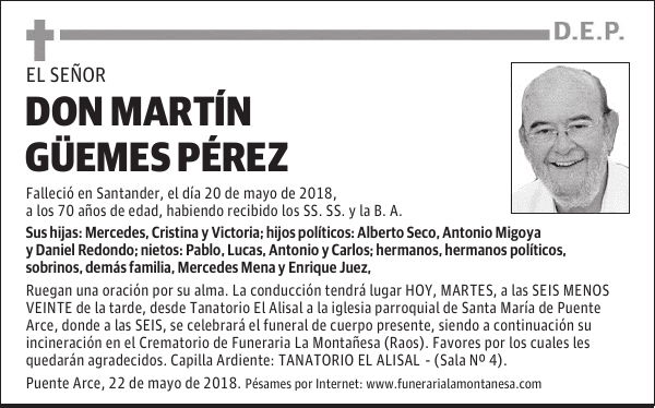 DON MARTIN GÜEMES PEREZ