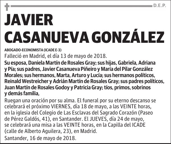 JAVIER CASANUEVA GONZÁLEZ