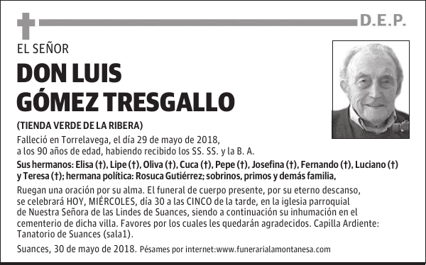 DON LUIS GÓMEZ TRESGALLO