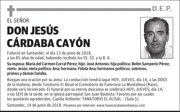 DON JESÚS CARDABA CAYÓN