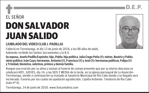 Don Salvador Juan Salido