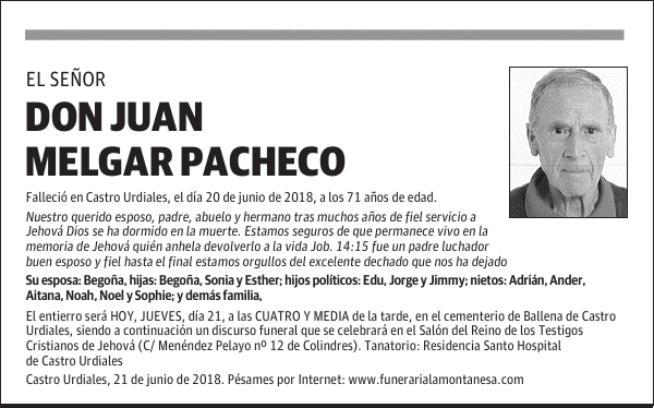 DON JUAN MELGAR PACHECO