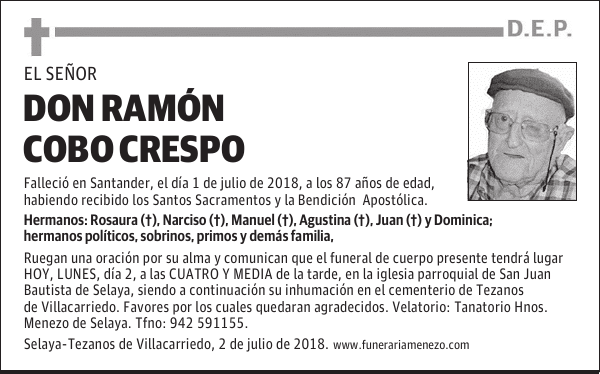 DON RAMÓN COBO CRESPO