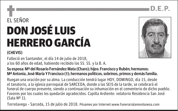 DON JOSE LUIS HERRERO GARCÍA