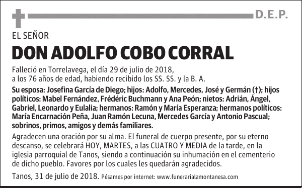 DON ADOLFO COBO CORRAL
