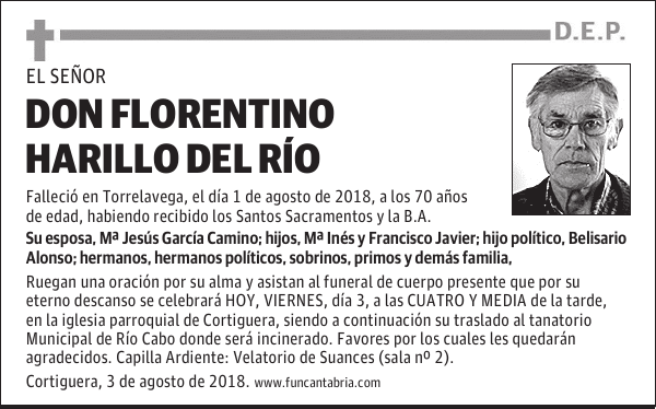 Don Florentino Harillo del Rio