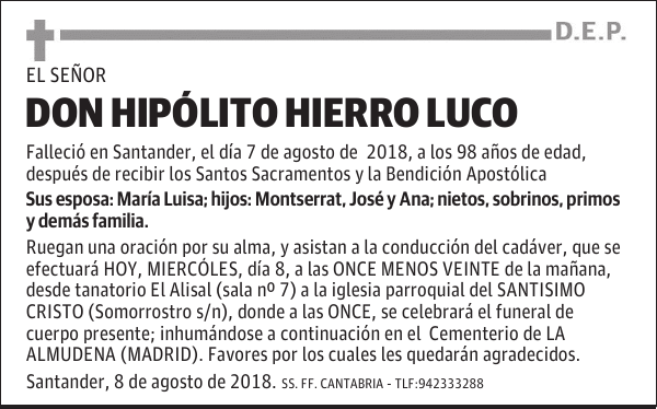 DON HIPÓLITO HIERRO LUCO