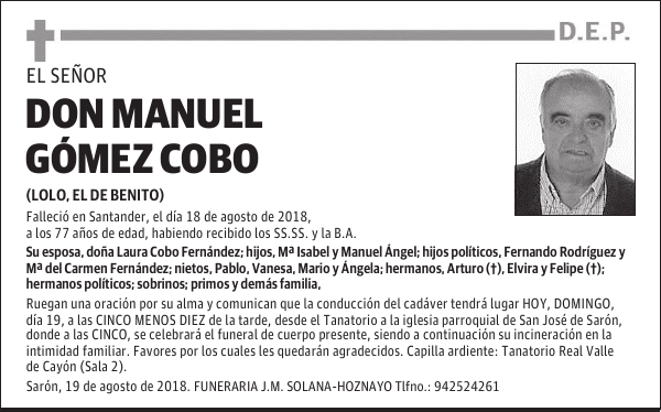 DON MANUEL GÓMEZ COBO