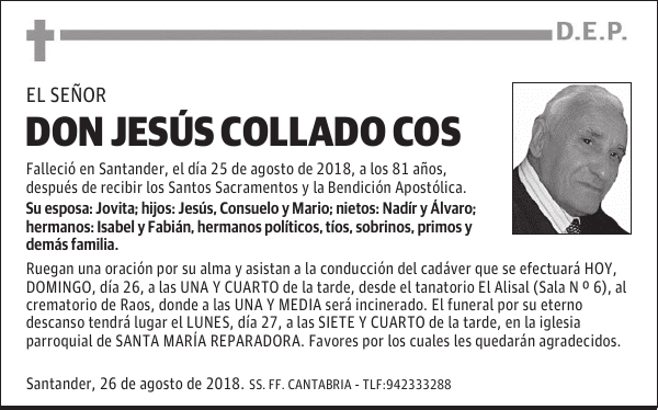 DON JESÚS COLLADO COS