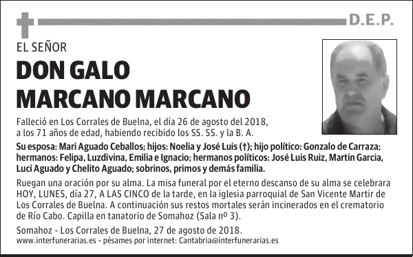 DON GALO MARCANO MARCANO