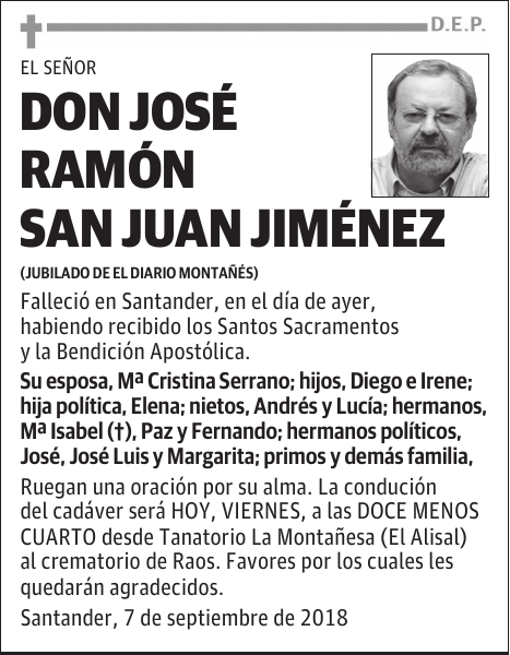 José Ramón San Juan Jimenez
