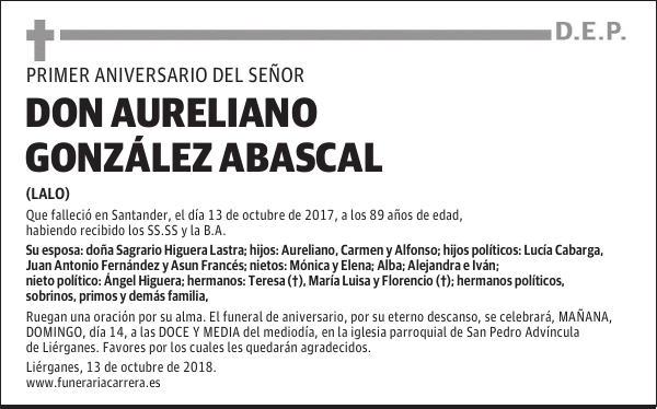 DON AURELIANO GONZÁLEZ ABASCAL