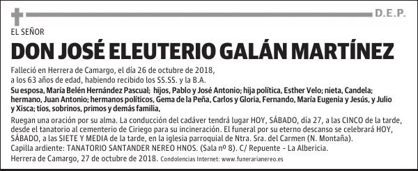 DON JOSE ELEUTERIO GALAN MARTINEZ