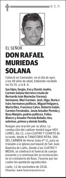 DON RAFAEL MURIEDAS SOLANA