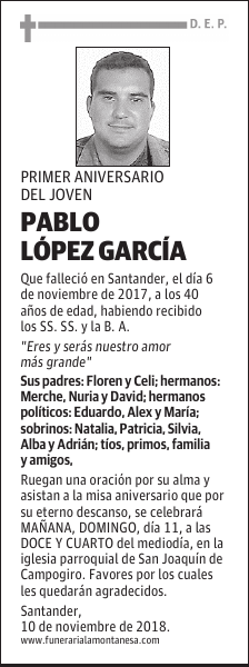 PABLO LÓPEZ GARCÍA