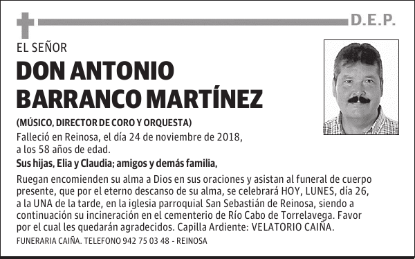 D. ANTONIO BARRANCO MARTÍNEZ