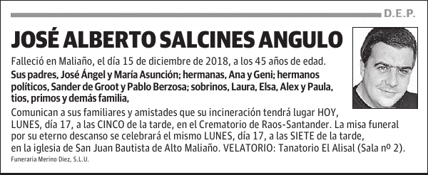 JOSÉ ALBERTO SALCINES ANGULO