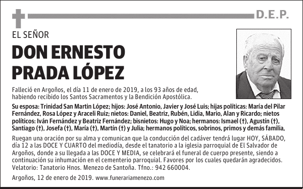 DON ERNESTO PRADA LÓPEZ