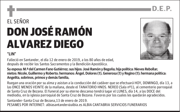 DON JOSE RAMÓN ALVAREZ DIEGO