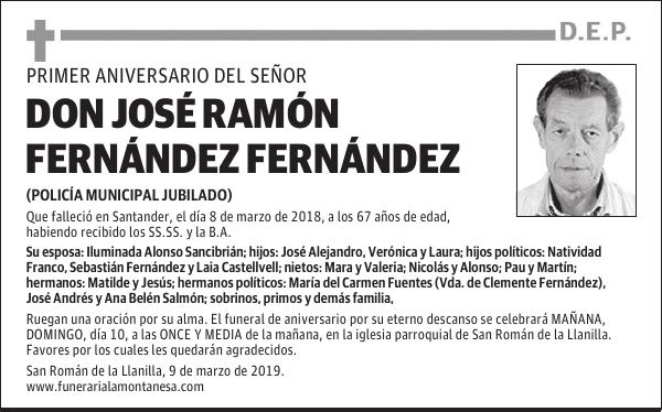 DON JOSÉ RAMÓN FERNÁNDEZ FERNÁNDEZ