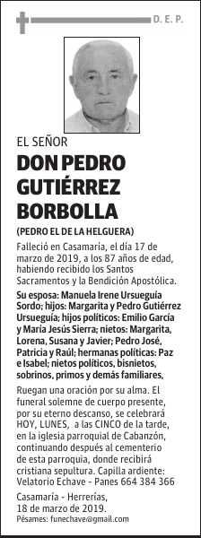 DON PEDRO GUTIÉRREZ BORBOLLA