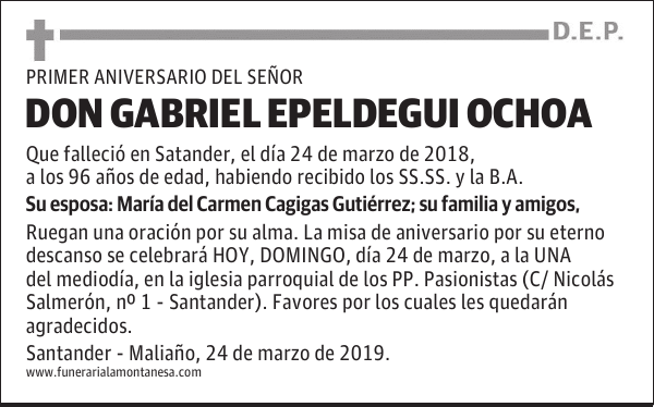 DON GABRIEL EPELDEGUI OCHOA