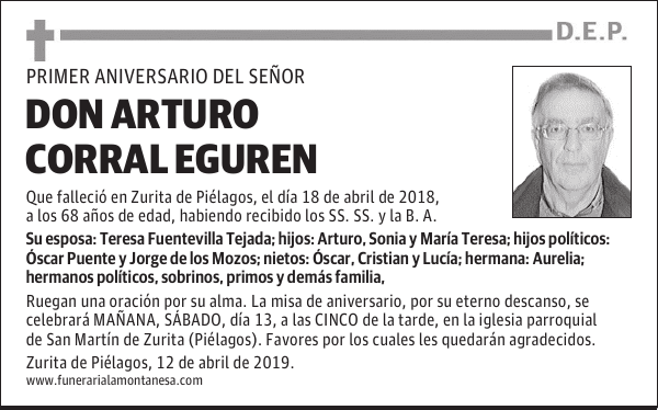 DON ARTURO CORRAL EGUREN