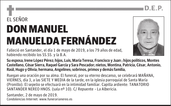 DON MANUEL MANUELDA FERNÁNDEZ