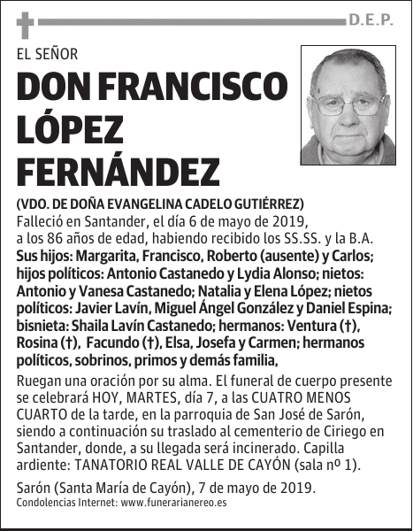 DON FRANCISCO LÓPEZ FERNÁNDEZ