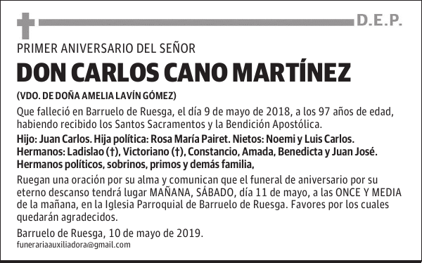 Don Carlos Cano Martinez