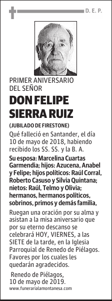 DON FELIPE SIERRA RUIZ