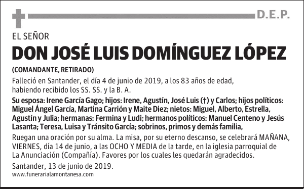 DON JOSÉ LUIS DOMÍNGUEZ LÓPEZ