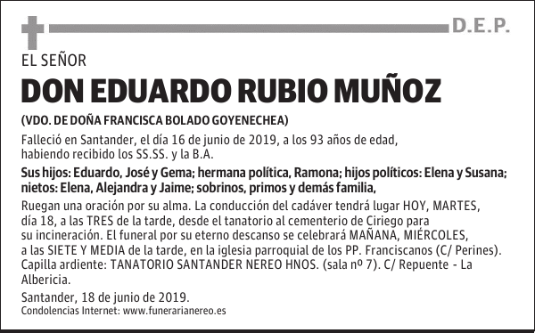DON EDUARDO RUBIO MUÑOZ
