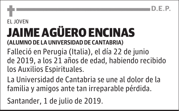 JAIME AGÜERO ENCINAS