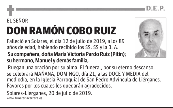 DON RAMÓN COBO RUIZ