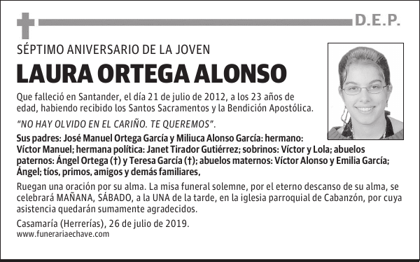 LAURA ORTEGA ALONSO