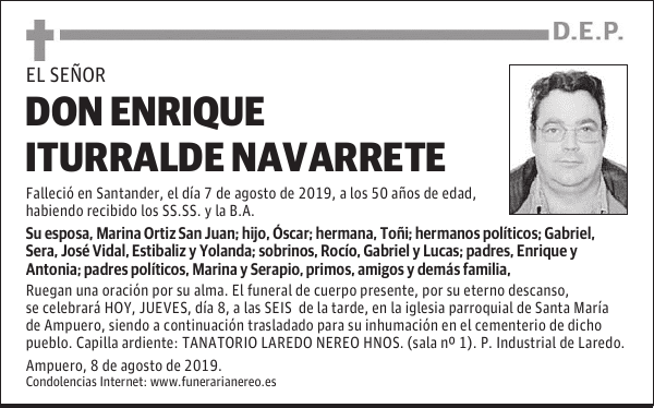 DON ENRIQUE ITURRALDE NAVARRETE