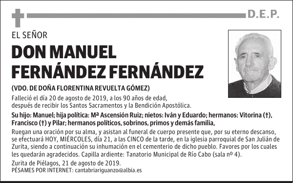 DON MANUEL FERNÁNDEZ FERNÁNDEZ