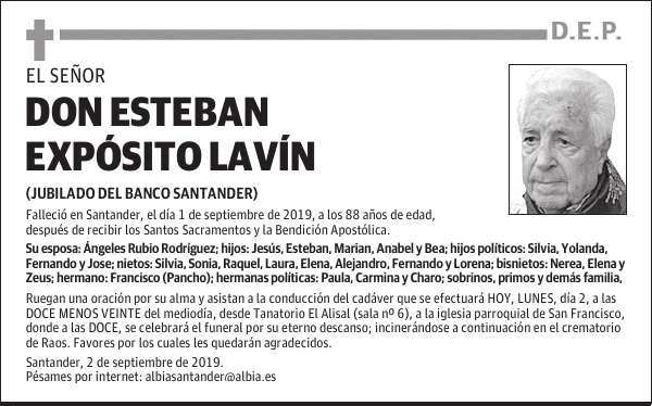 DON ESTEBAN EXPÓSITO LAVÍN
