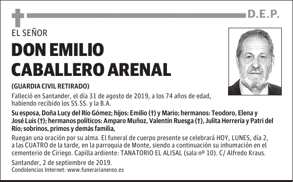 DON EMILIO CABALLERO ARENAL