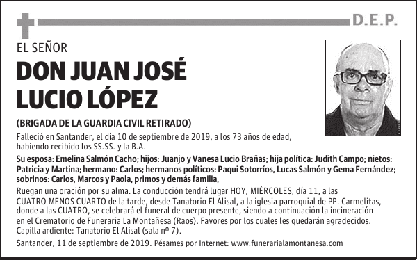 DON JUAN JOSÉ LUCIO LÓPEZ