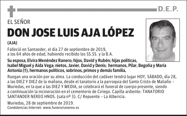 DON JOSE LUIS AJA LÓPEZ