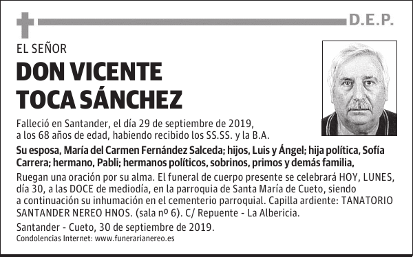 DON VICENTE TOCA SÁNCHEZ