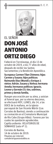 DON JOSÉ ANTONIO ORTIZ DIEGO