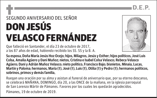 DON JESÚS VELASCO FERNÁNDEZ